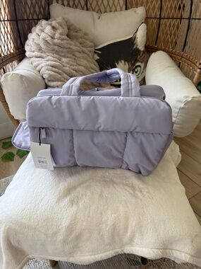Lavender Quilted Tote Bag - Calpak